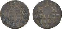 Sachsen-Hildburghausen Cu Heller 1805 Friedrich 1784-1826 Etwas Fundbela... 18,00 EUR  plus 5,00 EUR verzending