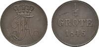 Oldenburg Cu 1/4 Grote Paul Friedrich August 1829-1853 -
