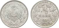 Kleinmünzen 1/2 Mark 1916 J CH UNC