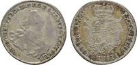 Sachsen-Coburg-Saalfeld 1/6 Taler Franz Josias 1745-1764 -