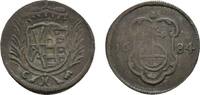 Sachsen-Albertinische Linie Pfennig Johann Georg III. 1680-1691 -