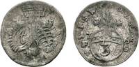 Sachsen-Weimar-Eisenach 3 Pfennig Anna Amalia 1758-1775 -