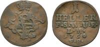 Sachsen-Weimar-Eisenach Cu Heller Anna Amalia 1758-1775 -