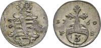 Sachsen-Weimar-Eisenach 3 Pfennig Anna Amalia 1758-1775 -