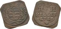 Sachsen-Hildburghausen Cu Heller Klippe Friedrich 1784-1826 -