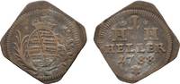 Sachsen-Hildburghausen Cu Heller Klippe Friedrich 1784-1826 -