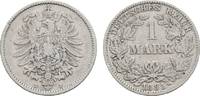 Kleinmünzen 1 Mark 1881 J F-VF