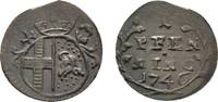 Fulda, Bistum Pfennig Amandus von Buseck 1737-1756 -