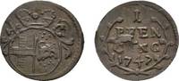 Fulda, Bistum Pfennig Amandus von Buseck 1737-1756 -