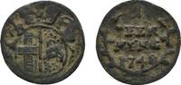 Fulda, Bistum Pfennig Amandus von Buseck 1737-1756 -