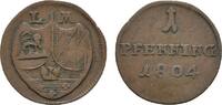 Löwenstein-Wertheim-Rochefort Cu Pfennig Gemeinschaftsprägungen mit Virneburg ab 1767 -