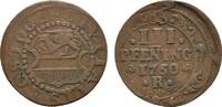 Mecklenburg-Rostock, Stadt Cu 3 Pfennig -