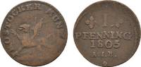 Mecklenburg-Rostock, Stadt Cu Pfennig -