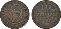 Mecklenburg-Wismar, Stadt Cu 3 Pfennig -