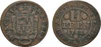 Corvey, Abtei Cu 2 Pfennig Theodor von Brabeck 1776-1794 -
