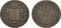 Corvey, Abtei Cu 2 Pfennig Theodor von Brabeck 1776-1794 -