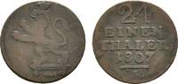Hessen-Kassel 1/24 Taler 1807 F Wilhelm I. 1803-1821 Fast sehr schön 9,00 EUR  plus 5,00 EUR verzending