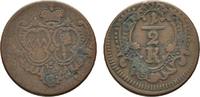 Würzburg, Bistum Cu 1/2 Kreuzer Adam Friedrich von Seinsheim 1755-1779 -
