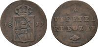 Würzburg, Großherzogtum Cu 1/4 Kreuzer Ferdinand von Österreich 1806-1814 -