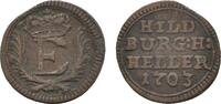 Sachsen-Hildburghausen Cu Heller Ernst 1680-1715 -