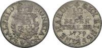 1/12 Taler 1779 ICK Saalfeld Sachsen-Coburg-Saalfeld Ernst Friedrich 1764-1800 Selten. Kl. Prägeschwäche, sehr schön