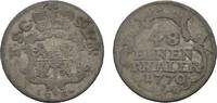Sachsen-Coburg-Saalfeld 1/48 Taler Ernst Friedrich 1764-1800 -