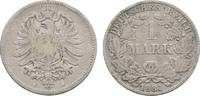 Kleinmünzen 1 Mark 1881 H Schön