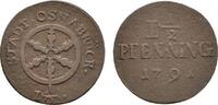 Osnabrück, Stadt Cu 1 1/2 Pfennig -