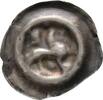 Lüneburg, herzoglich welfische Münzstätte Brakteat Johann 1252-1277 Unregelmäßiger Schrötling, VF-