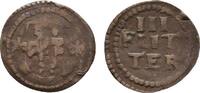 Braunschweig-Wolfenbüttel Cu 3 Flitter Kippermünzen im Gebiet Friedrich Ulrichs -