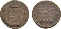 Sachsen-Hildburghausen Cu Heller 1811 Friedrich 1784-1826 Sehr schön 18,00 EUR  plus 5,00 EUR verzending