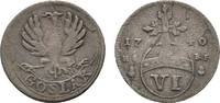 Goslar, Stadt 6 Pfennig 1740 HCRF Kl. Schrötlingsfehler, sehr schön 18,00 EUR  plus 5,00 EUR verzending