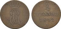 Braunschweig-Calenberg-Hannover Cu 2 Pfennig Ernst August 1837-1851 -