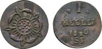 Lippe-Detmold Cu Heller Paul Alexander Leopold 1820-1851 -
