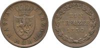 Nassau Cu Kreuzer Wilhelm 1816-1839 -