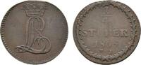 Hessen-Darmstadt Cu 1/4 Stüber Ludwig X. 1790-1806 -