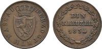 Nassau Cu Kreuzer Wilhelm 1816-1839 -