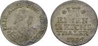 Wied-Neuwied 1/6 Taler Johann Friedrich Alexander 1737-1791 -