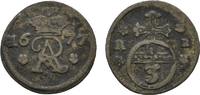 Braunschweig-Wolfenbüttel 3 Pfennig Rudolf August 1666-1685 -