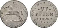 Braunschweig-Wolfenbüttel 6 Pfennig Karl 1815-1830 -