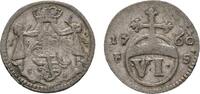 Sachsen-Weimar-Eisenach 6 Pfennig Anna Amalia 1758-1775 -