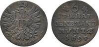 Brandenburg-Preußen 6 Pfennig Friedrich III. 1688-1701 -