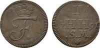 Sachsen-Hildburghausen Cu 2 Heller Friedrich 1784-1826 -