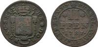 Corvey, Abtei Cu 2 Pfennig Theodor von Brabeck 1776-1794 -