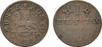 Mecklenburg-Rostock, Stadt Cu Pfennig -