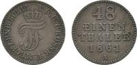 Mecklenburg-Schwerin 1/48 Taler Friedrich Franz II. 1842-1883 -