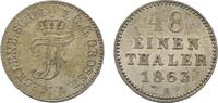 Mecklenburg-Schwerin 1/48 Taler Friedrich Franz II. 1842-1883 -