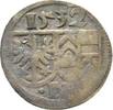 Nördlingen, Reichsmünzstätte Einseitiger Pfennig Eberhard von Eppstein-Königstein 1503-1535 -