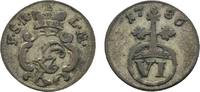 Schwarzburg-Rudolstadt 6 Pfennig Ludwig Günther II. 1767-1790 -