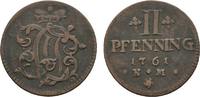 Trier, Erzbistum Cu 2 Pfennig Johann Philipp von Walderdorff 1756-1768 -